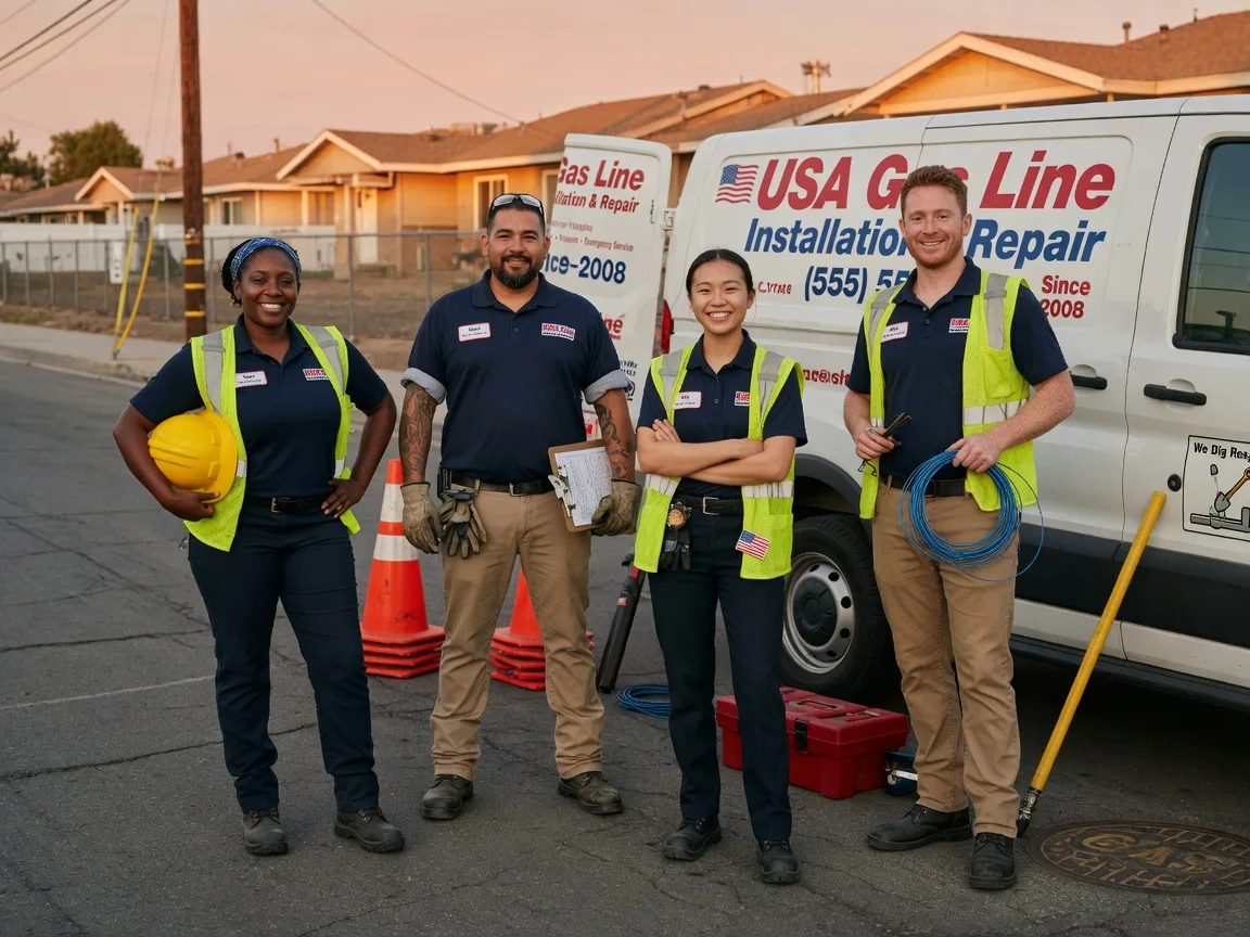Gas Line Installation company in Mooringsport, LA